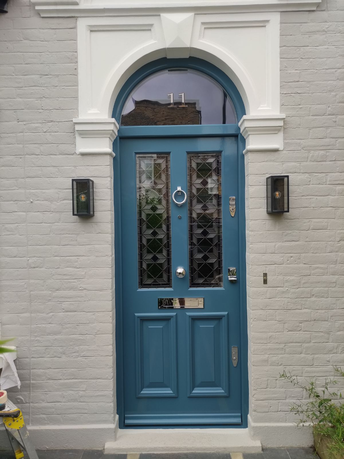 Dulux 'Teal Lux' front door