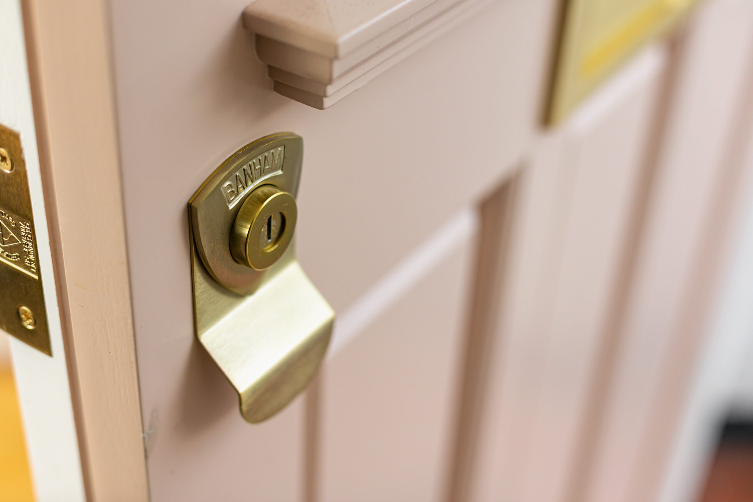 Farrow & Ball no.231 'Setting Plaster' Pink Front Door Details
