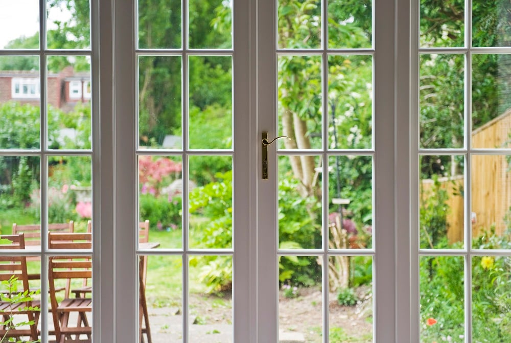 Georgian Style French Front Door View