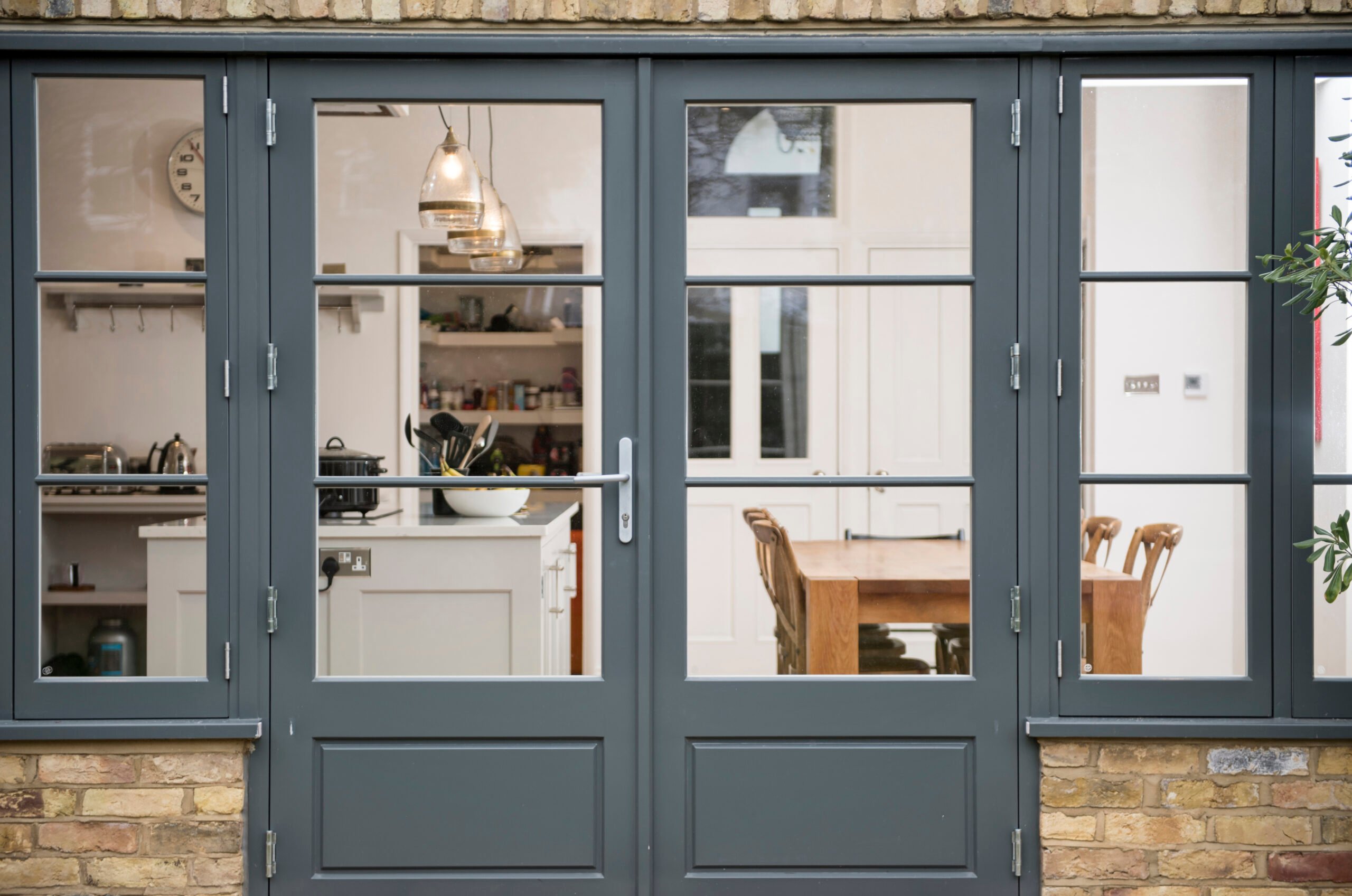 Georgian Style French Front Door View