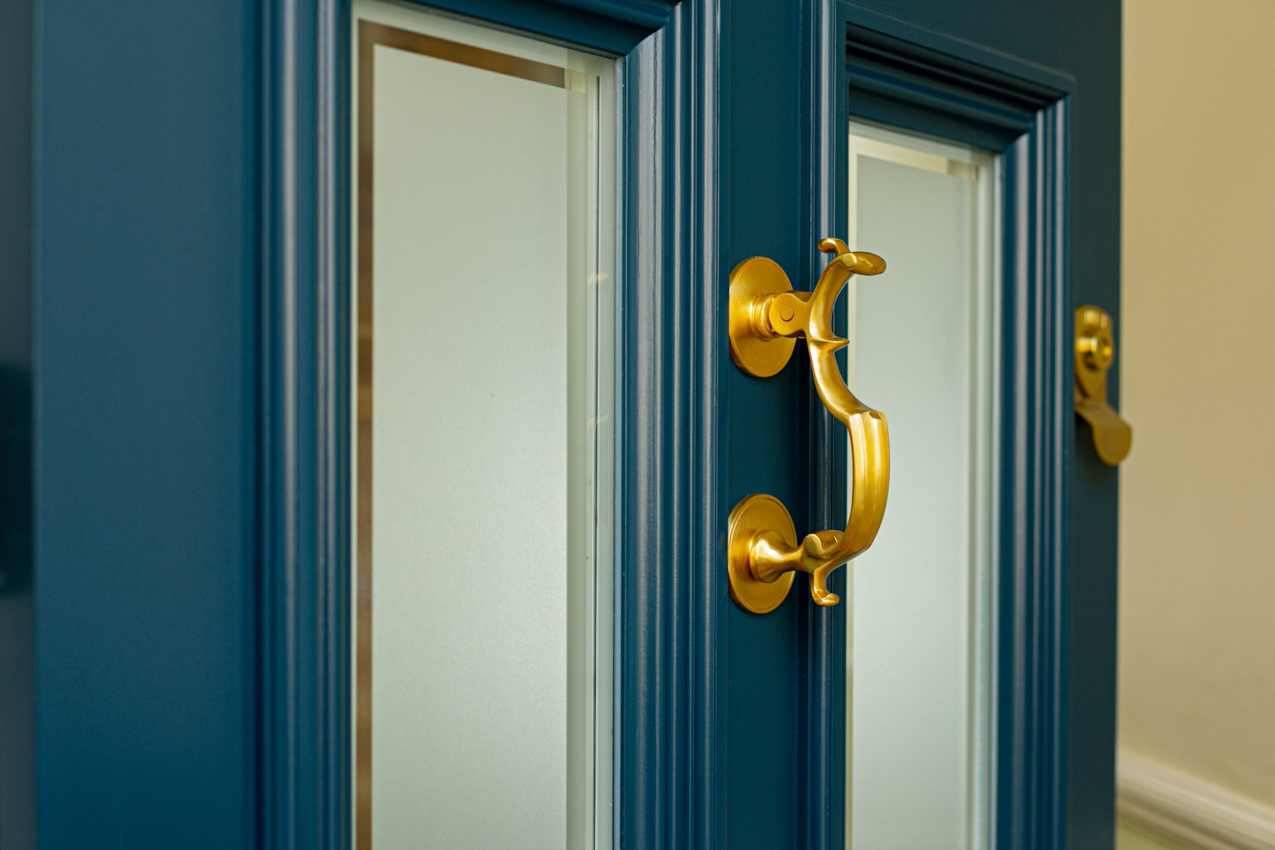 Hague blue front door