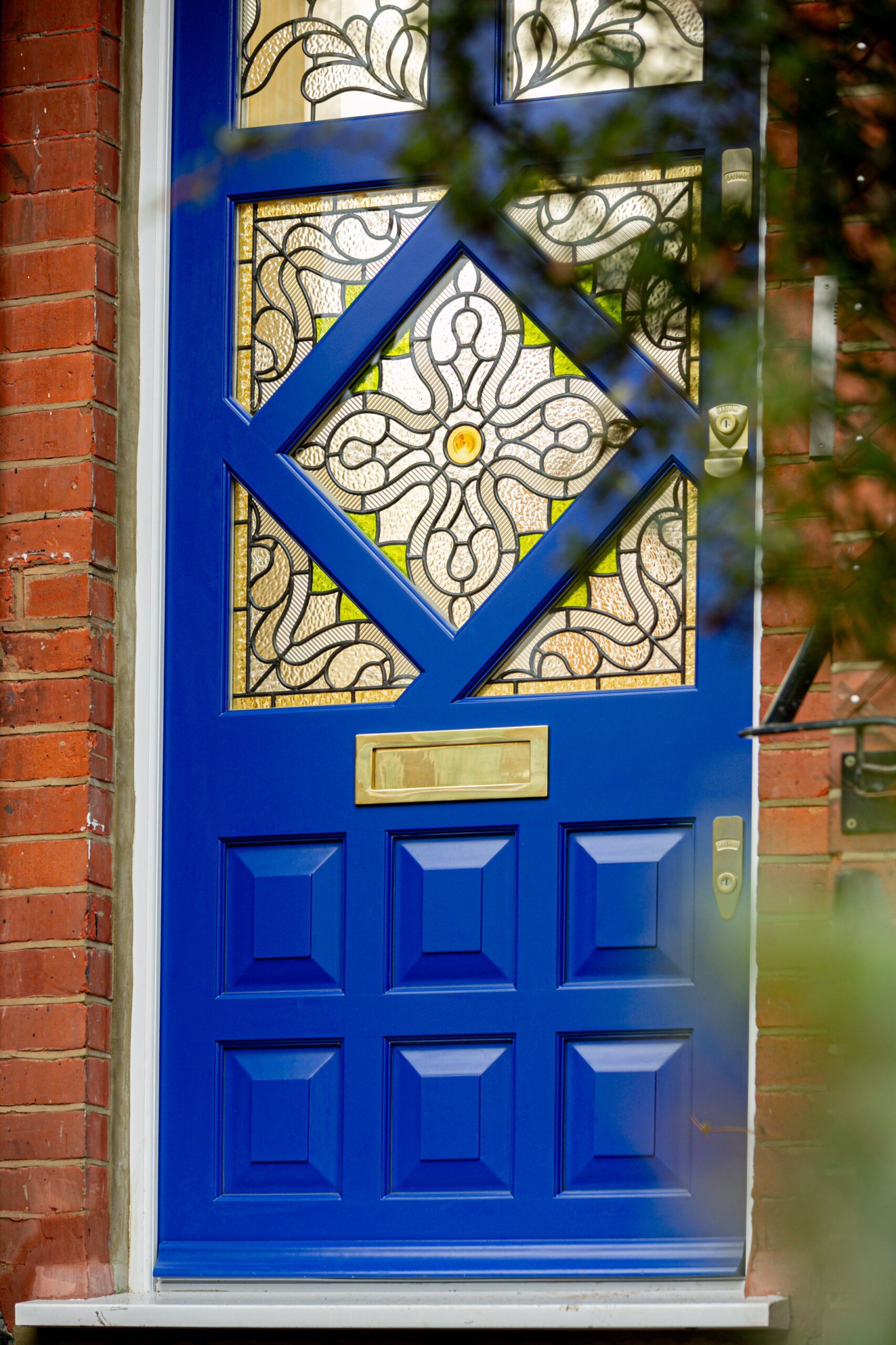 Little Greene No.255 'Smalt' front door