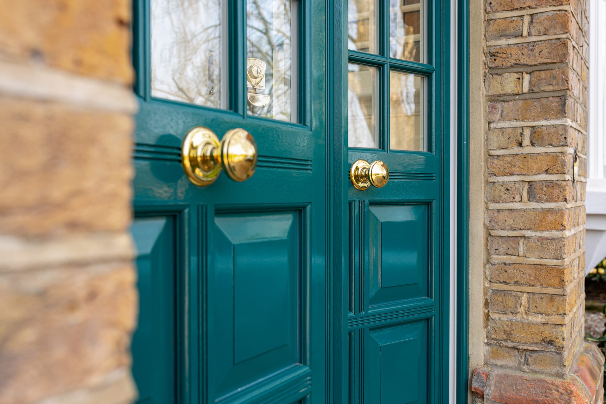 Little Greene No.96 'Mid Azure Green' Front Door