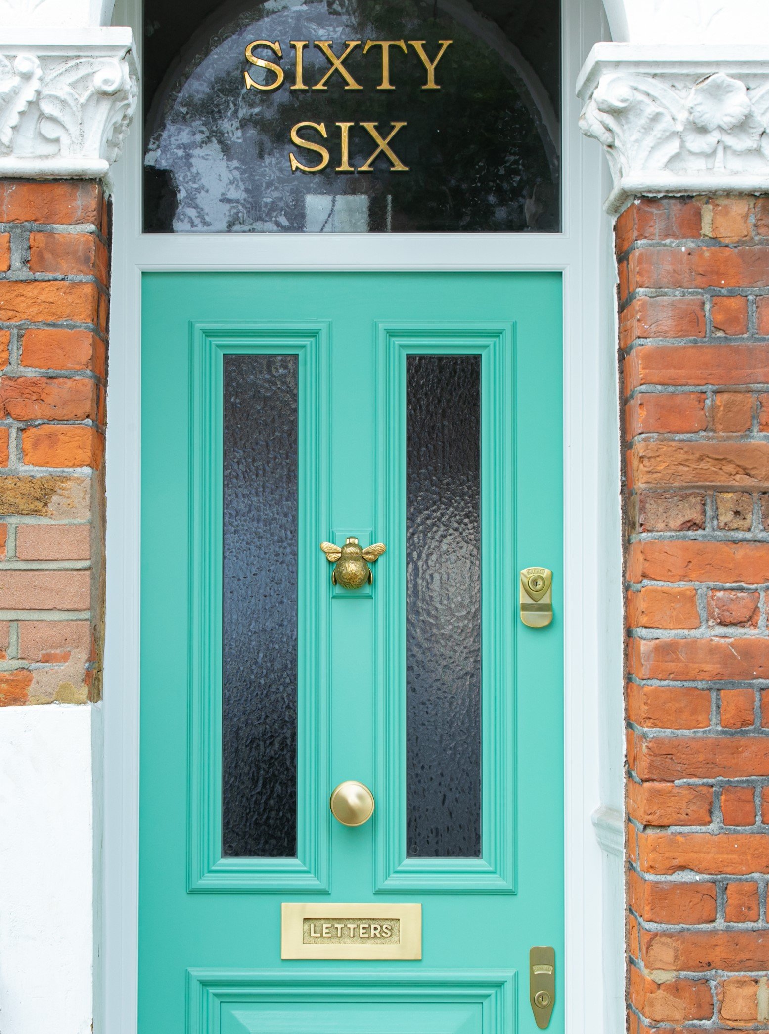 Mint Green Victorian Front Door