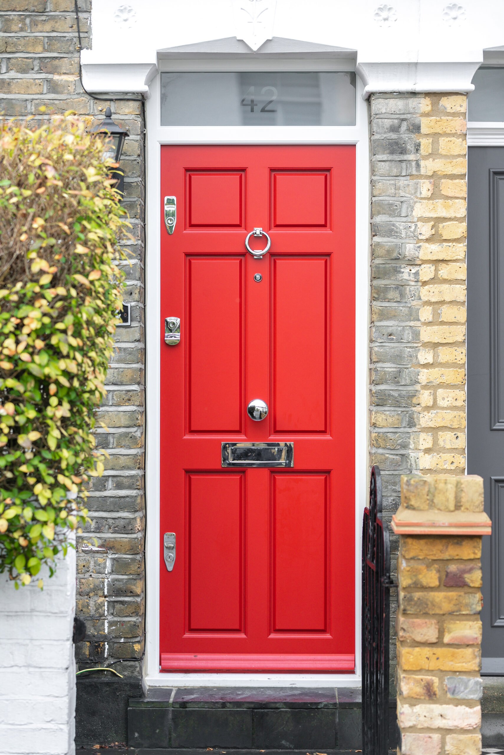 RAL 3002 Carmine Red Front Door