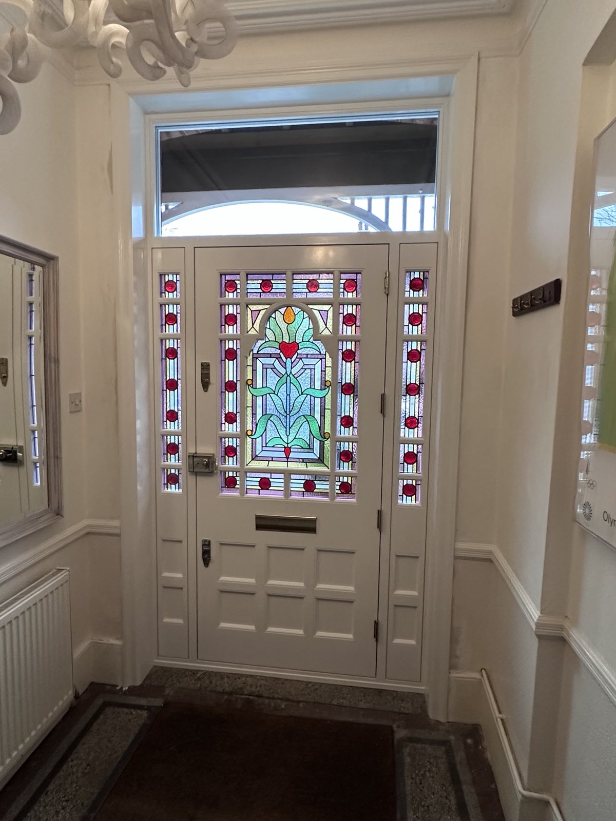 Stained Glass Front Door Detail 2