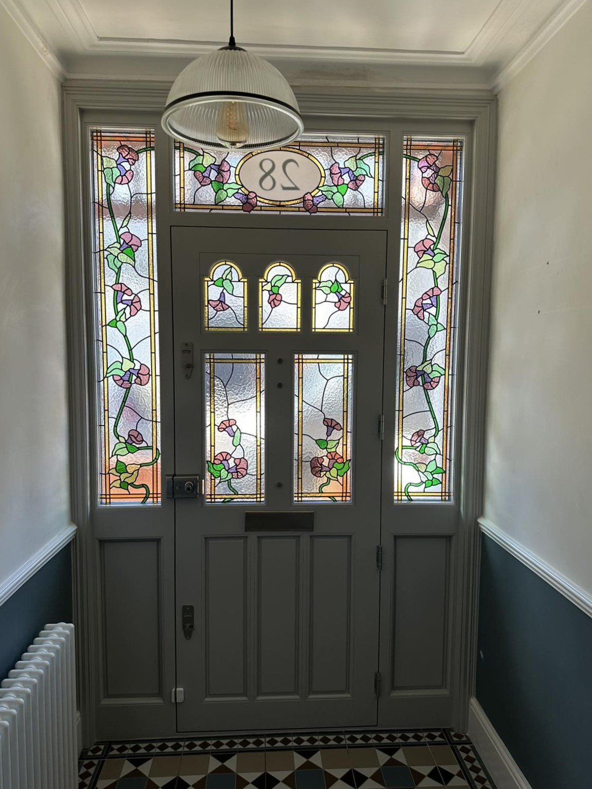 Stained Glass Front Door Detail 3