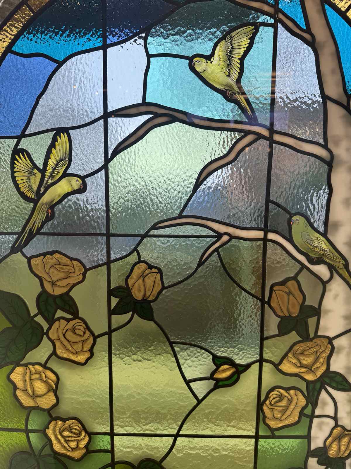 Stained Glass Front Door Detail 5