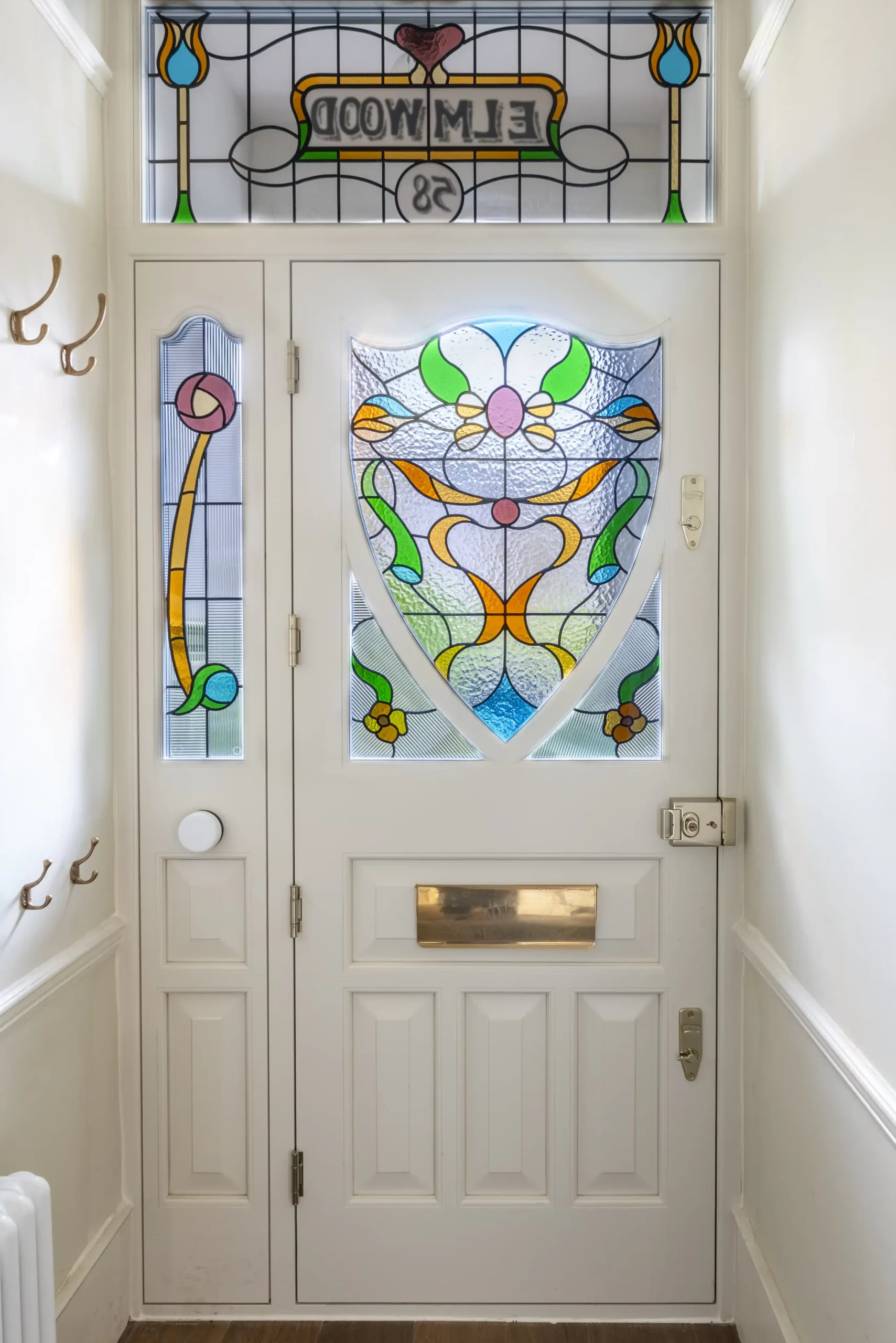 Stained Glass Front Door Detail