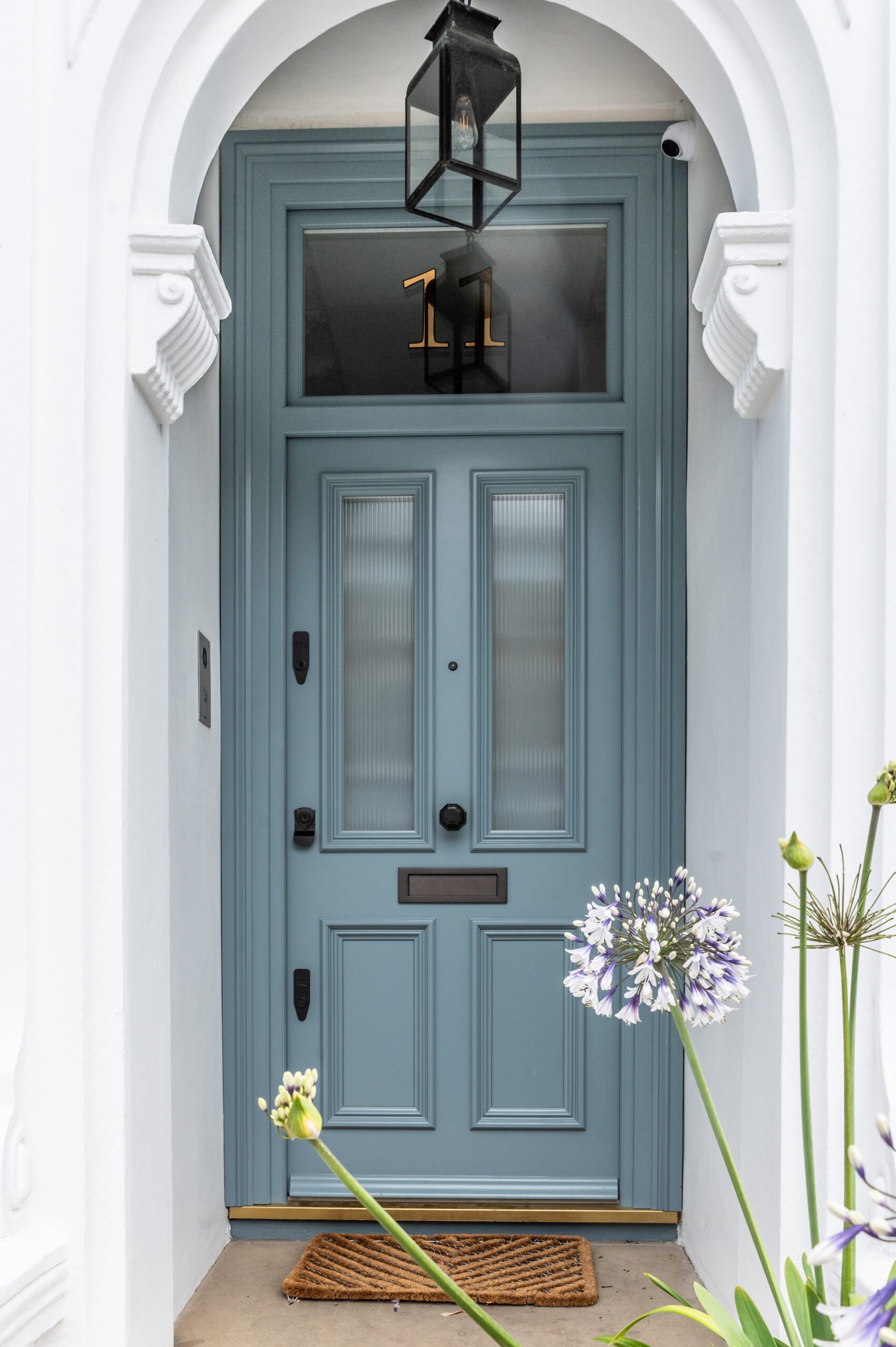 Victorian Front Door with Obscured Glass