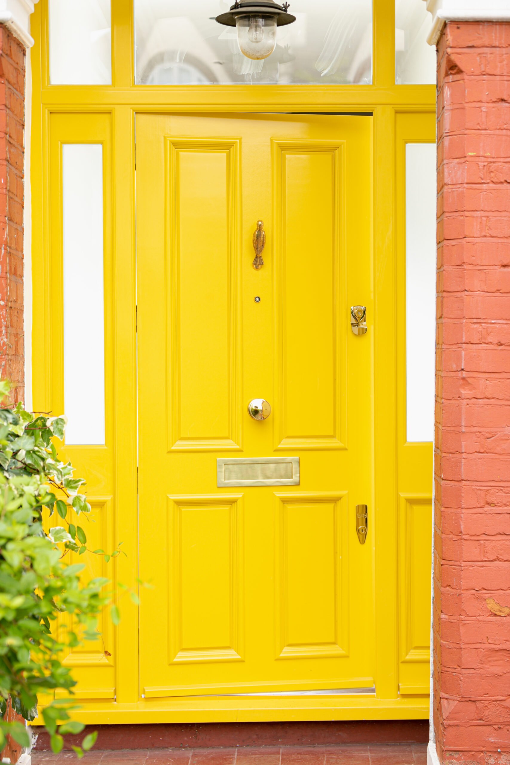 Yellow Victorian Front Door