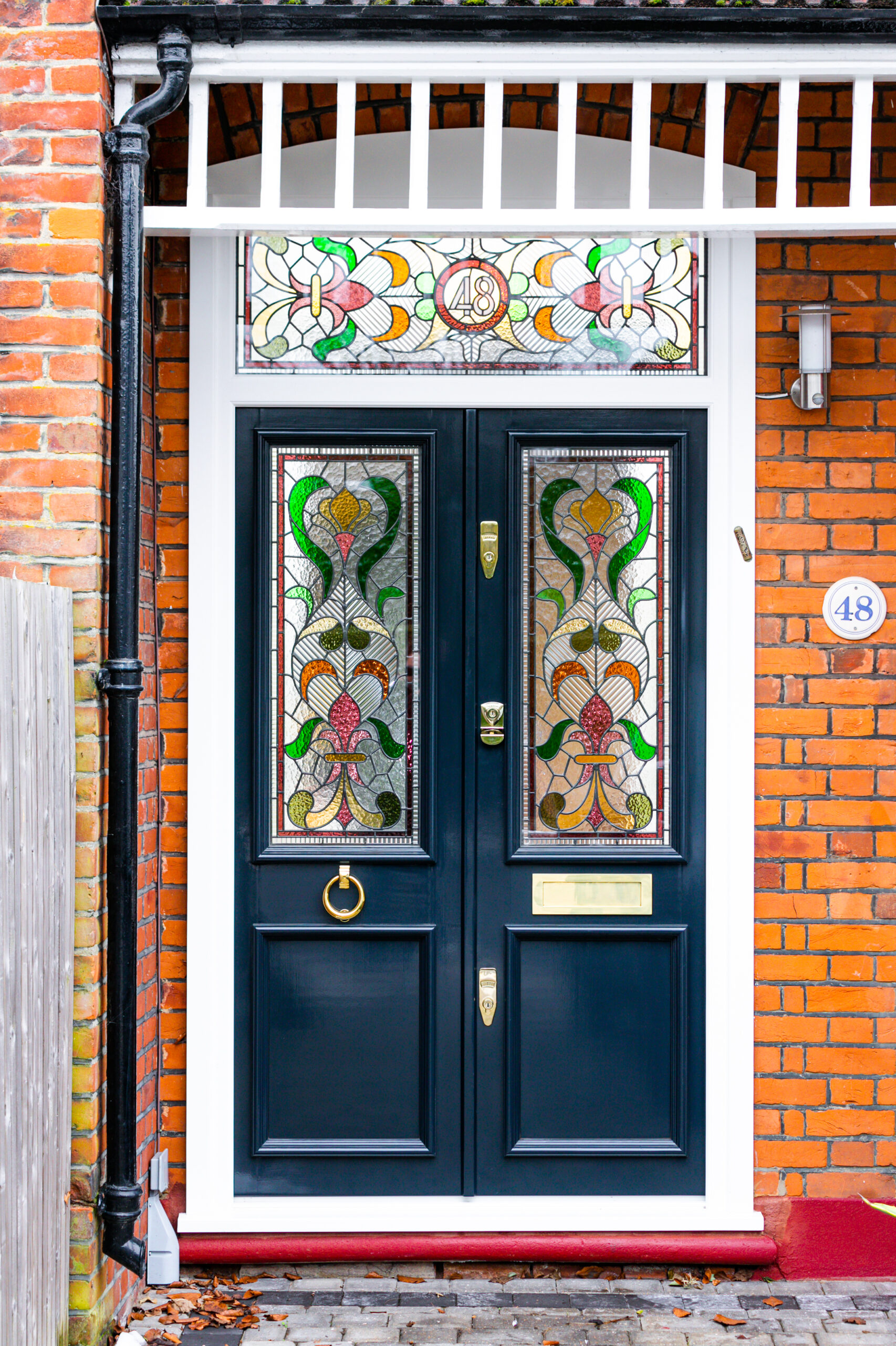 decorative double edwardian front door