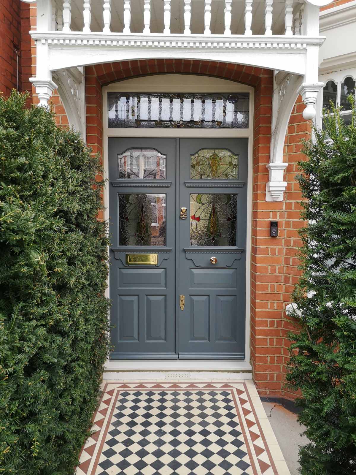 double edwardian front door