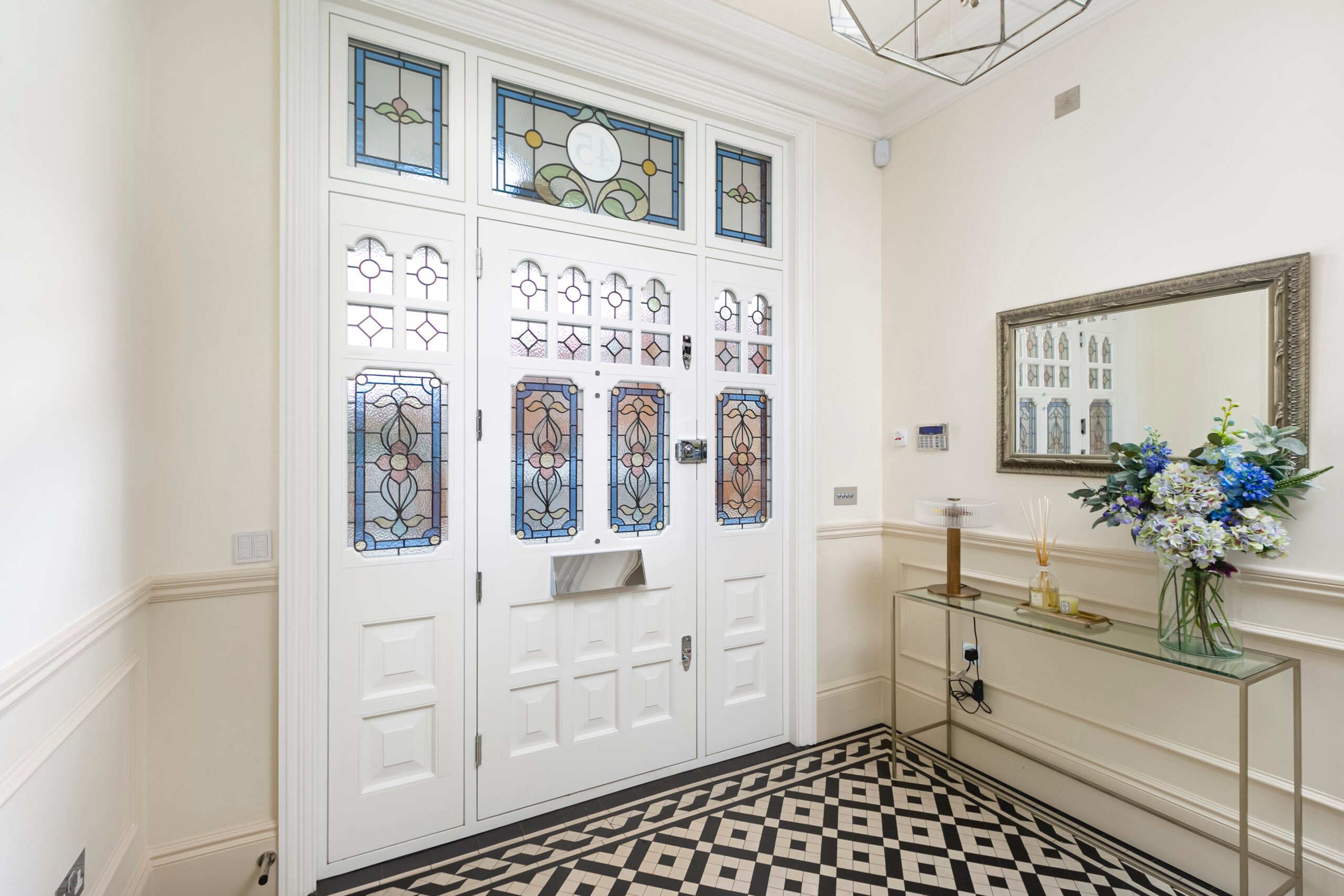 interior edwardian front door